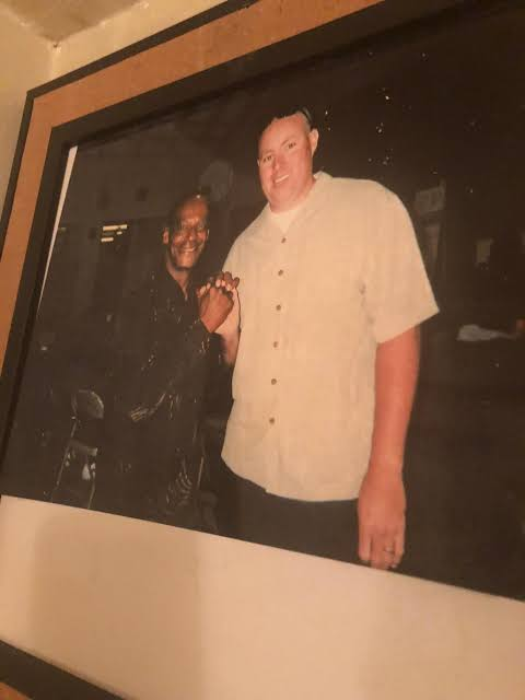 Dale Ray Smith with Sergeant Matt Goodin in 2006